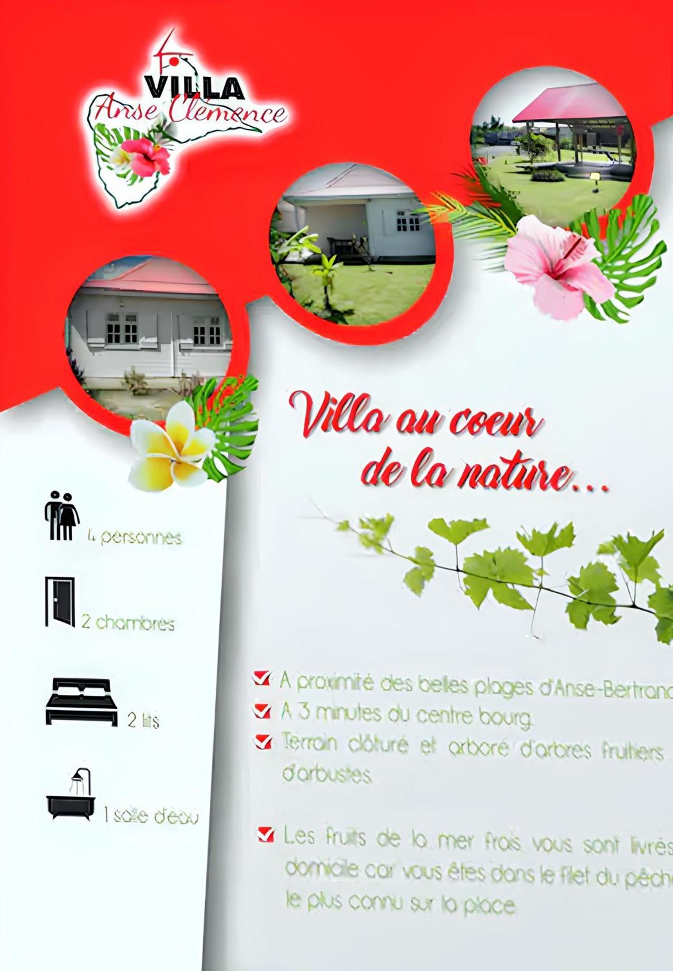 Maison Charmante A Anse-Bertrand Avec Jardin Villa Exterior foto